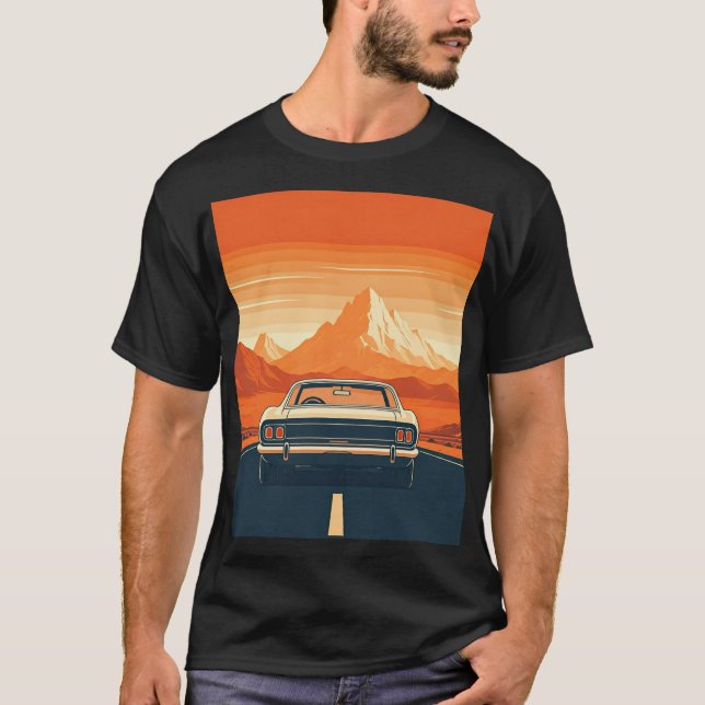  Classic t-shirt, vintage car T-Shirt (Front)