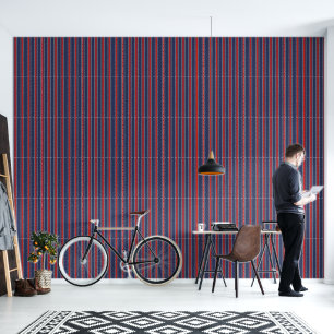 Classic Tailored Pinstripe Vertical Line Pattern Wallpaper