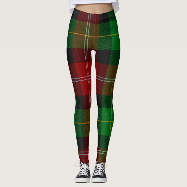 Classic tartan design leggings (Front)