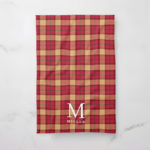 Classic Tartan Plaid Christmas Tea Towel