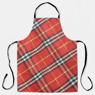 Classic Tartan Texture Background Apron