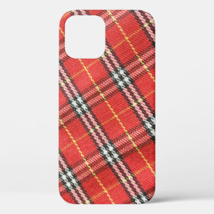 Classic Tartan Texture Background iPhone 12 Case