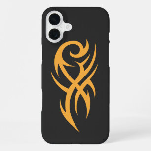 Classic Tattoo Inspired Line Art Design iPhone 16 Plus Case