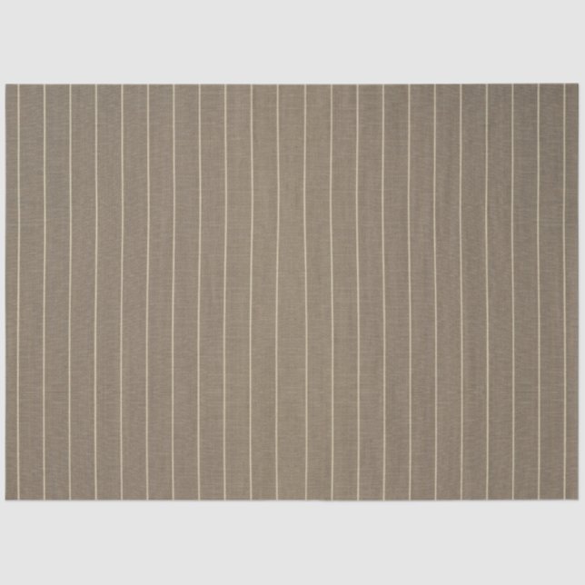 Classic Taupe with Stripe  Tissue Paper (Front)