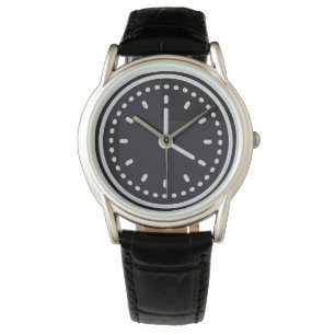Classic Teal Men's Protector Black  Leather Watch