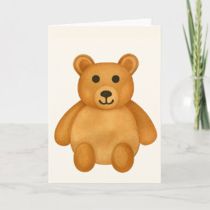 Classic Teddy Bear Greeting  Card