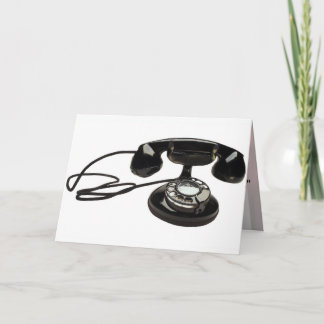 Classic Telephone Greeting Card