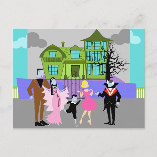 Classic Television Monsters Postcard (Front)