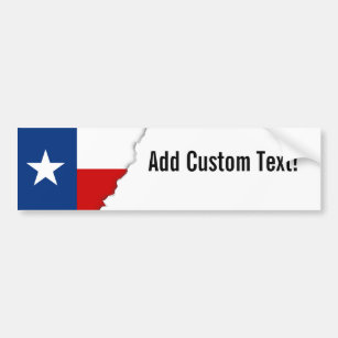 Classic Texas State Flag Bumper Sticker