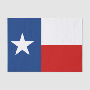 Classic Texas State Flag Tissue Paper