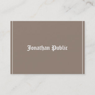 Classic Text Elegant Design Professional Luxury Business Card