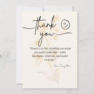 Classic Thank You Card for Dad