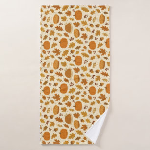 Classic Thanksgiving patterned Bath Towel