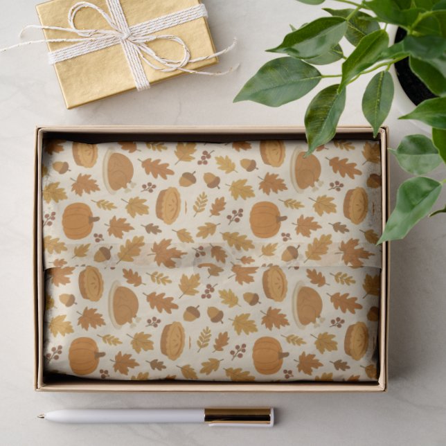 Classic Thanksgiving patterned  Tissue Paper (Gift)