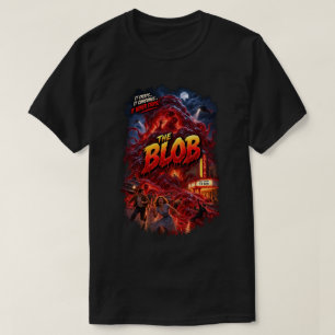 Classic The Blob Vintage Horror Movie Monster T-Shirt