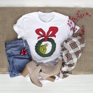 Classic The Grinch | Christmas Wreath T-Shirt