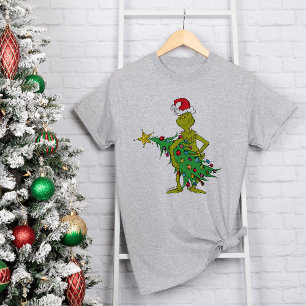 Classic The Grinch   Naughty Tri-Blend Shirt