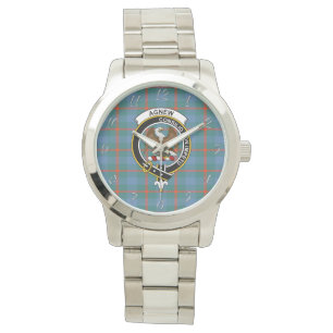 Classic Timeless Clan Agnew Ancient Tartan Plaid G Watch