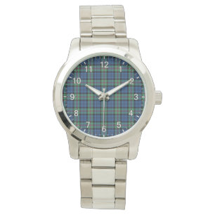 Classic Timeless Clan Baird Ancient Tartan Plaid Watch