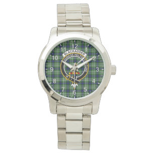 Classic Timeless Clan Blackadder Tartan Badge Watch