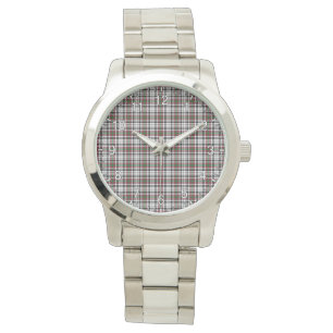 Classic Timeless Clan Borthwick Tartan Plaid Gift Watch
