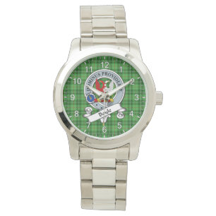 Classic Timeless Clan Boyle Badge Tartan Plaid Gif Watch