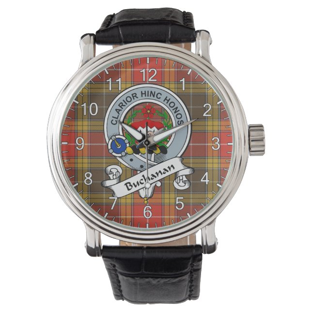 Classic Timeless Clan Buchanan Old Set Weathered Watch (Front)