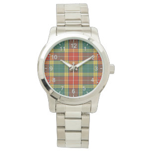 Classic Timeless Clan Buchanan Old Sett Tartan Watch