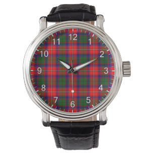 Classic Timeless Clan Charteris Tartan Plaid Gift  Watch