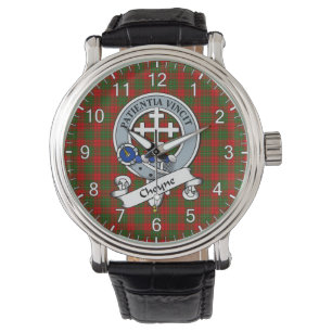 Classic Timeless Clan Cheyne Badge Tartan Watch