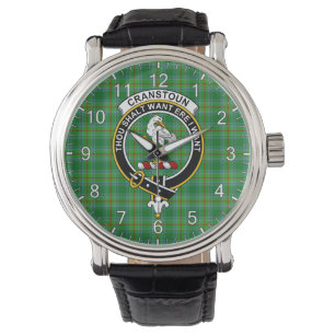 Classic Timeless Clan Cranstoun Ancient Tartan Bad Watch