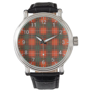 Classic Timeless Clan Crosby Tartan Plaid Gift Watch
