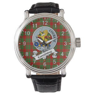 Classic Timeless Clan Cumming Modern Badge Tartan Watch