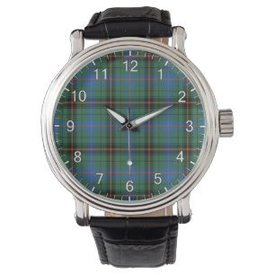 Classic Timeless Clan Davidson Ancient Tartan Plai Watch