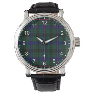 Classic Timeless Clan Davidson Tartan Plaid Gift Watch