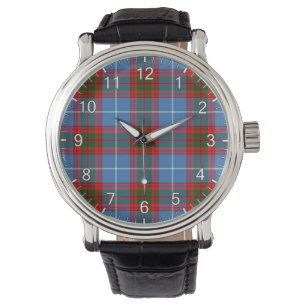 Classic Timeless Clan Edinburgh Tartan Plaid Gift  Watch