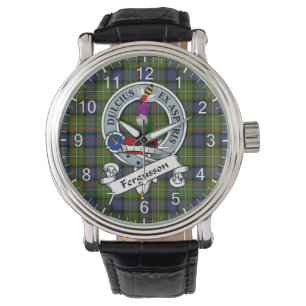 Classic Timeless Clan Ferguson Badge Tartan Watch