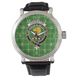 Classic Timeless Clan Forrester Hunting Tartan Bad Watch