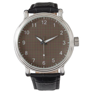Classic Timeless Clan Innes of Cowie Tartan Plaid Watch
