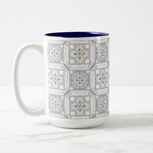 Classic Tin Ceiling Pattern Mug (Left)