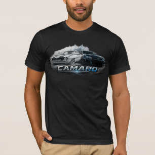 Classic to Modern Camaro Muscle Car Evolution T-Shirt