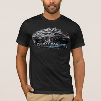 Classic to Modern Challenger Muscle Car Evolution T-Shirt