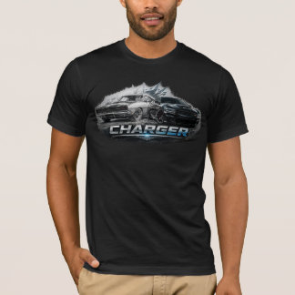 Classic to Modern Charger Muscle Car Evolution T-Shirt