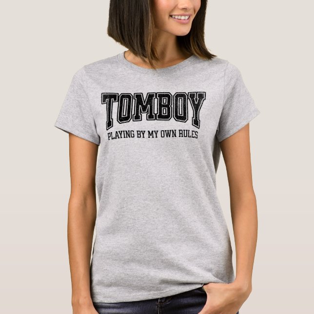 Classic Tomboy Playing By My Own Rules Women  T-Shirt (Front)