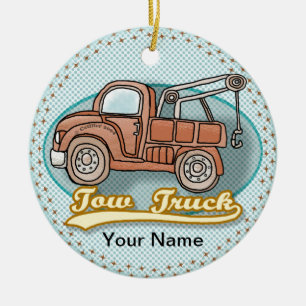 Classic Tow Truck custom Ornament