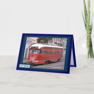 Classic town tram card