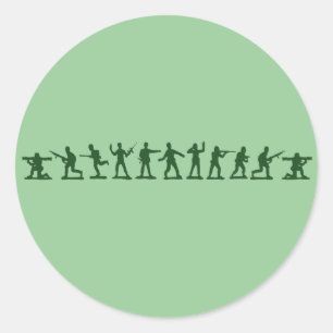 Classic Toy Soldiers Round Sticker