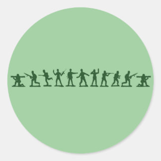 Classic Toy Soldiers Round Sticker