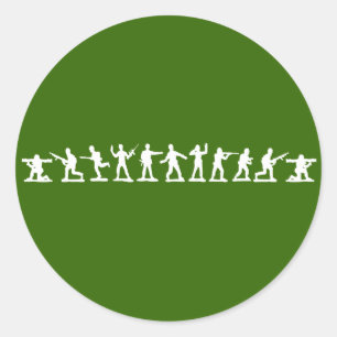 Classic Toy Soldiers Round Sticker