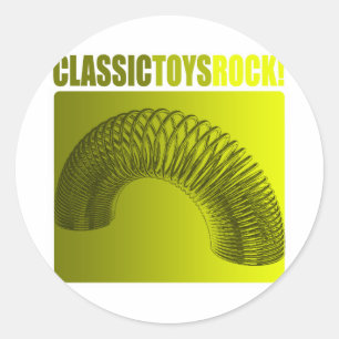 Classic Toys Rocks! Round Sticker